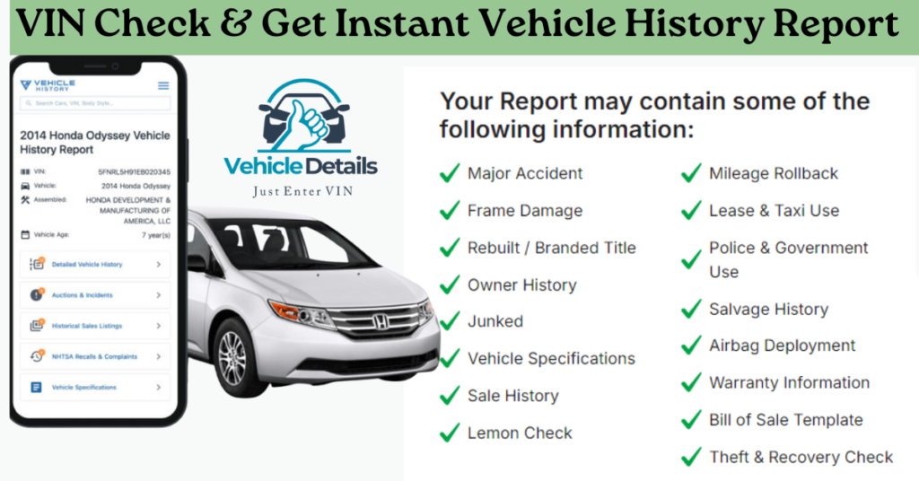 Get a Full Vehicle History Report in Seconds